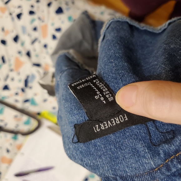 Jean Overall Skirt - Grey Condition - Picture 2 of 5